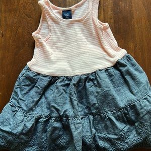 Girl’s 2T baby Gap dress with Denim look bottom